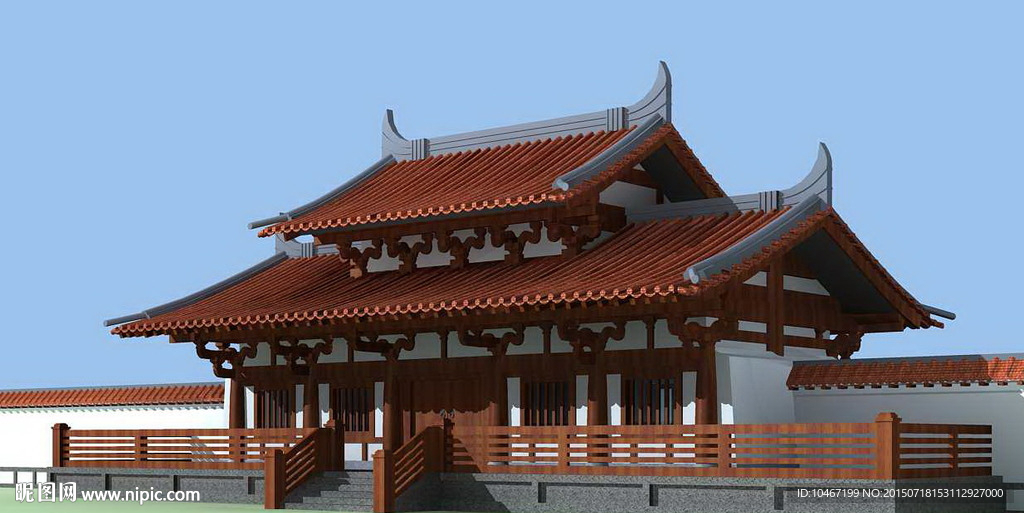 古建 3D 模型