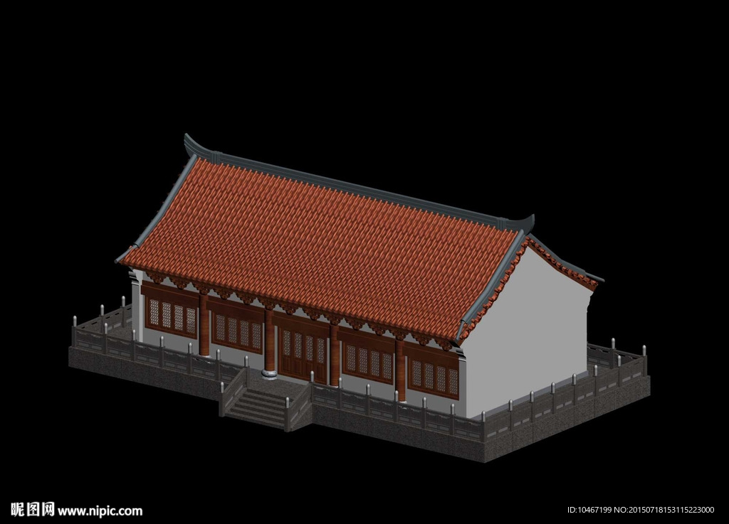 古建 3D 模型