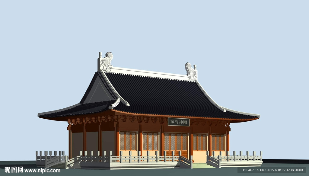 古建 3D 模型
