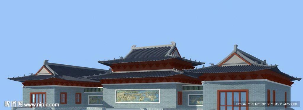 古建 3D 模型