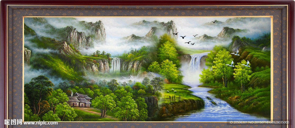 乡村油画