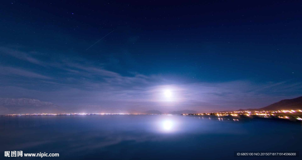 海边夜景
