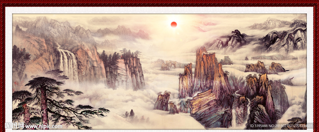 山水风景画 国画