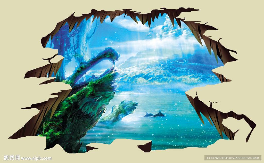 原始森林3D地画