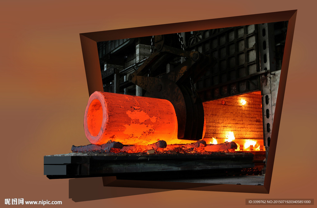 火炉与钢铁3D画