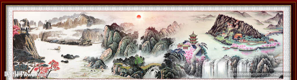 锦绣河山 长卷山水