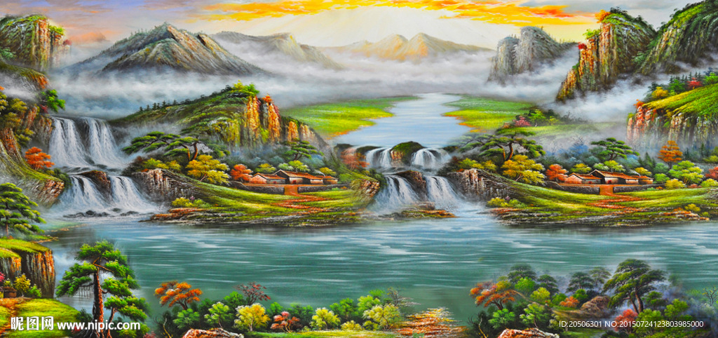油画风景