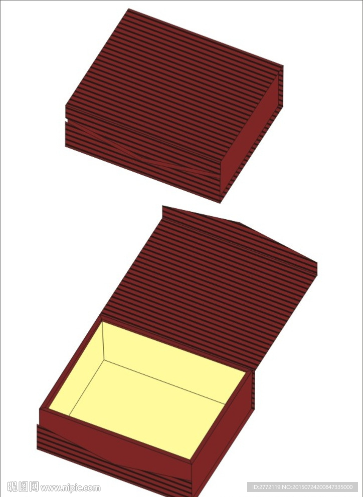 磁扣盒 效果图