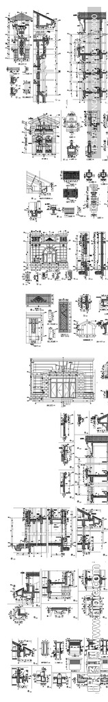酒店大门建筑CAD图纸