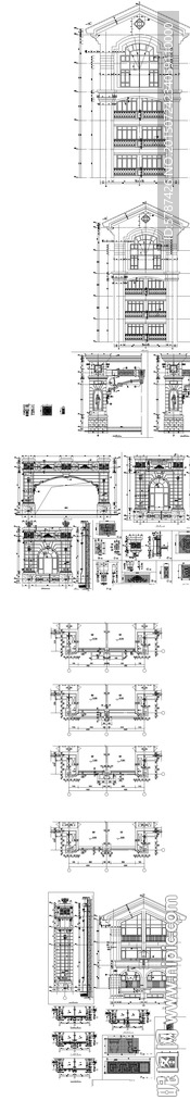 商业酒店建筑CAD图