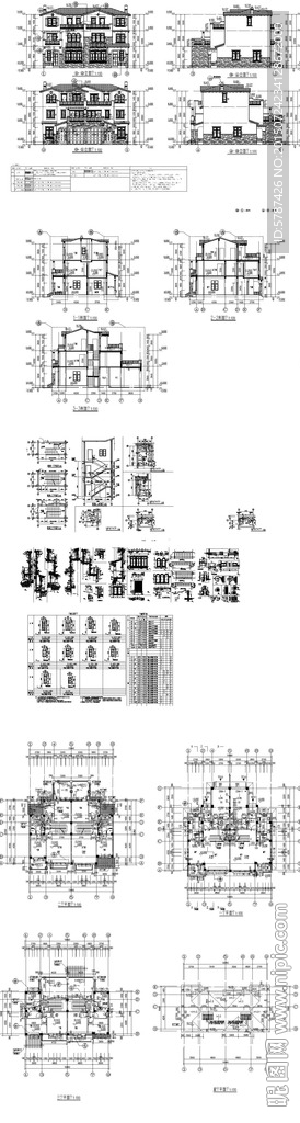 别墅建筑设计图纸