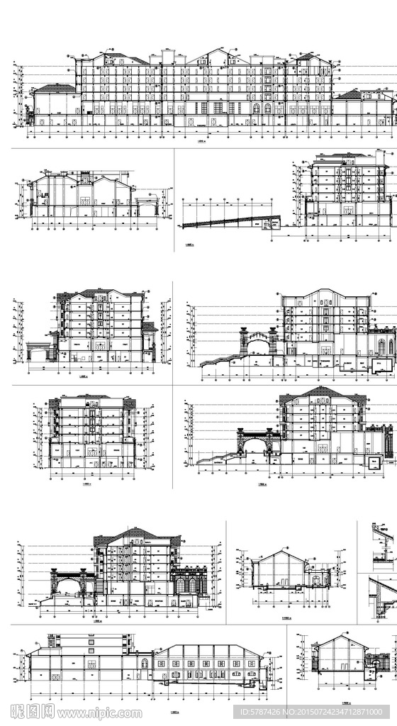 商业会所建筑图纸