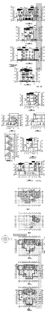 别墅建筑设计CAD图