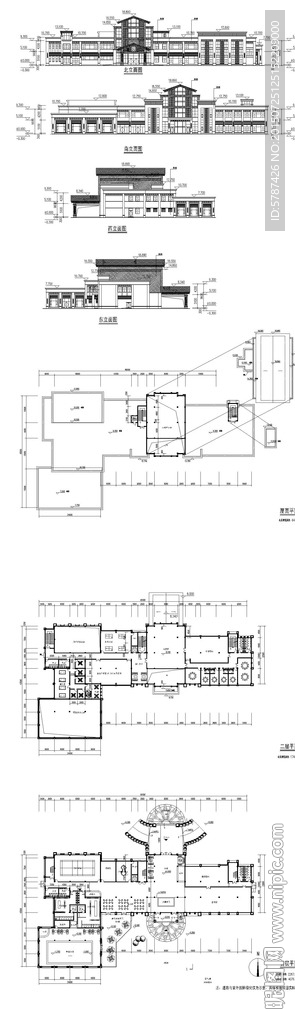 会所建筑设计CAD图