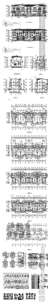 楼盘平面建筑CAD图纸