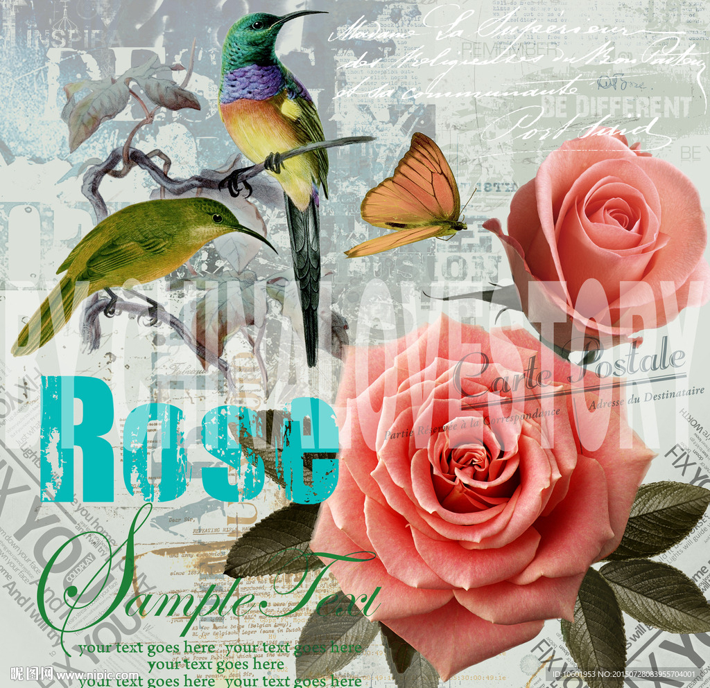 欧美风格装饰画