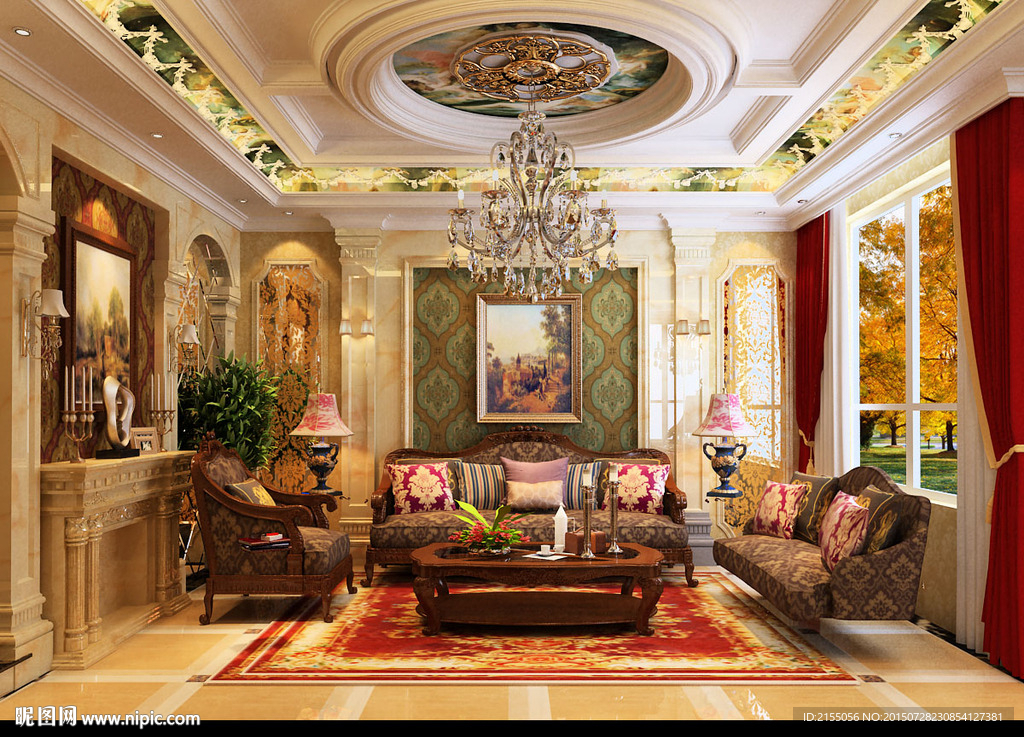 星级酒店客房室内效果图3d模型