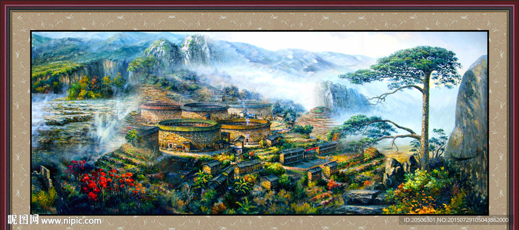 油画风景