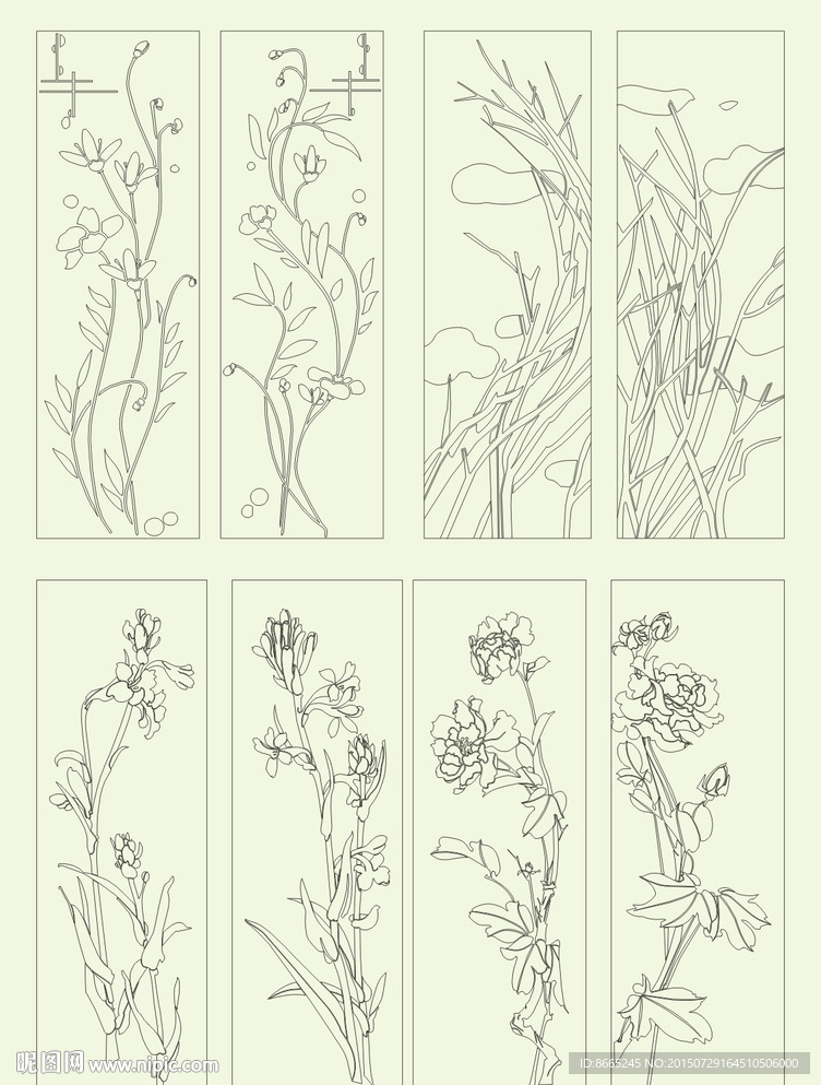 移门花纹