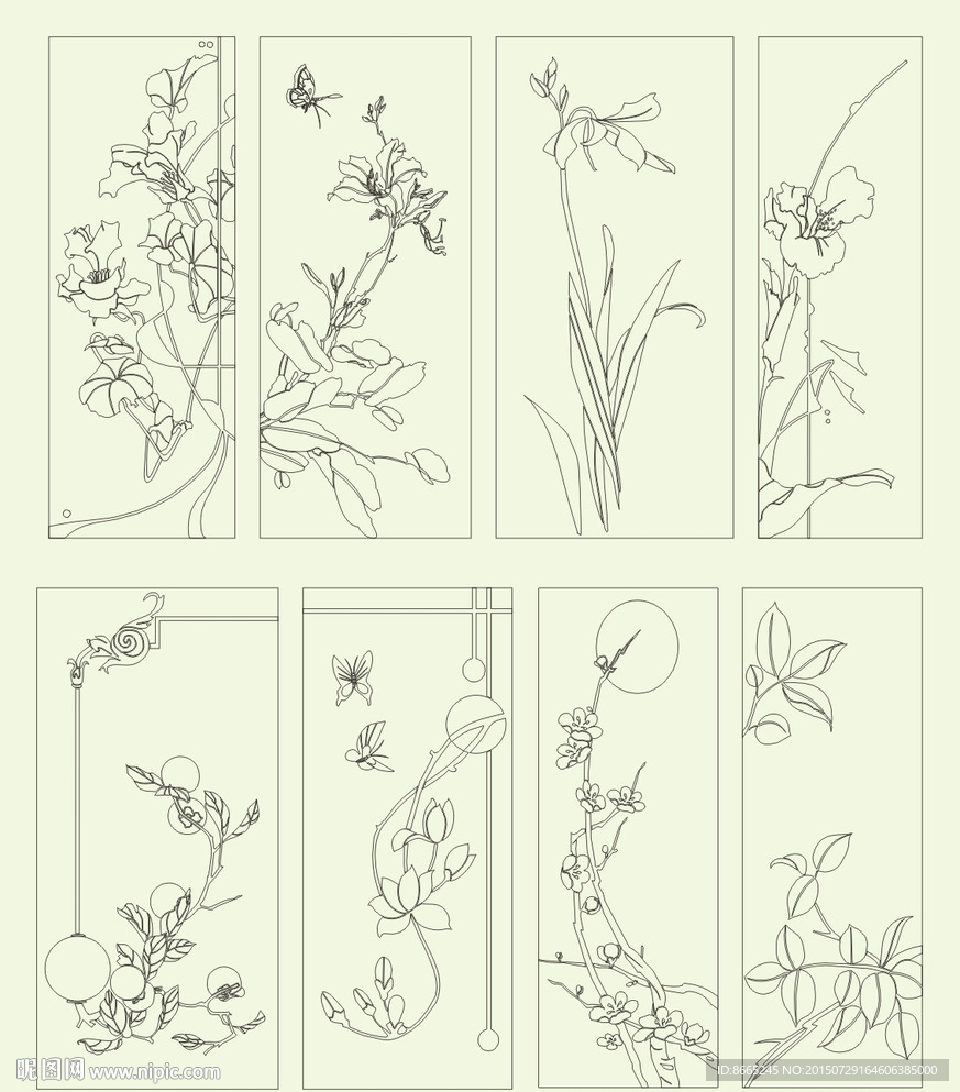 移门花纹