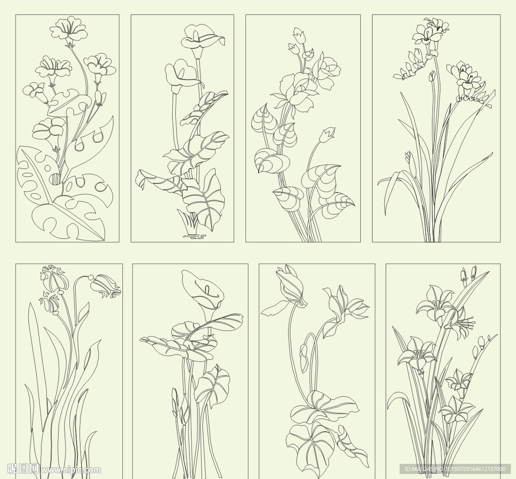 移门花纹