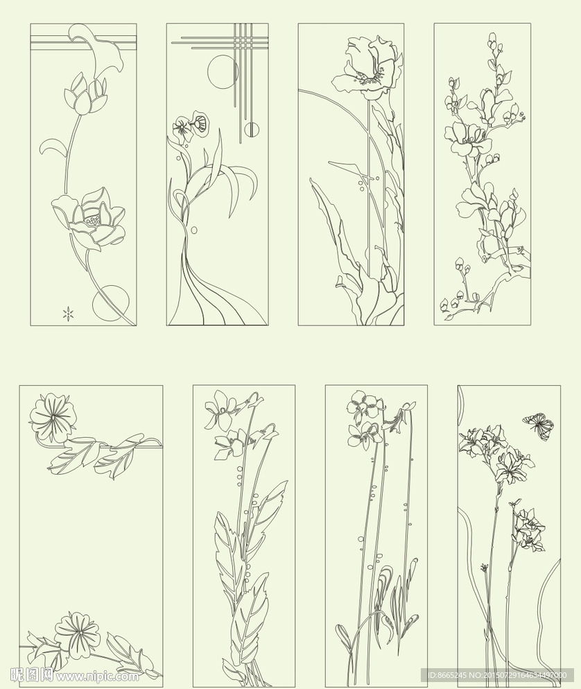 移门花纹