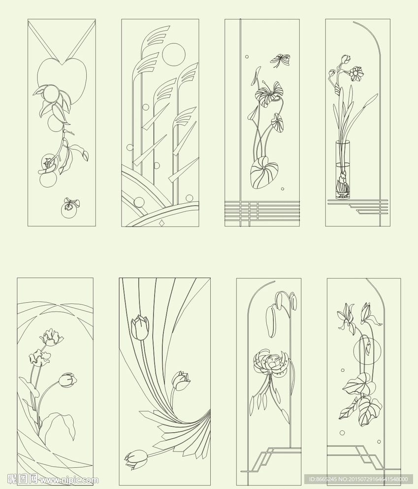 移门花纹
