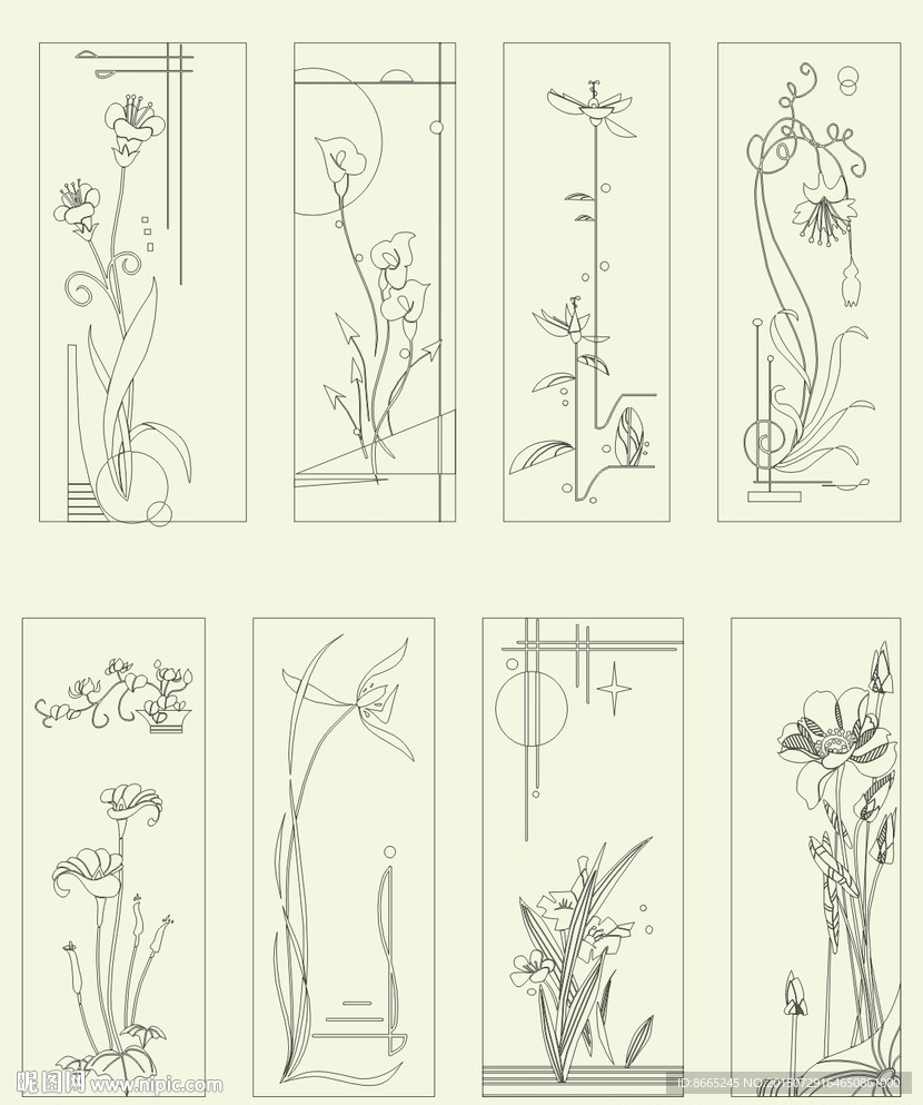 移门花纹