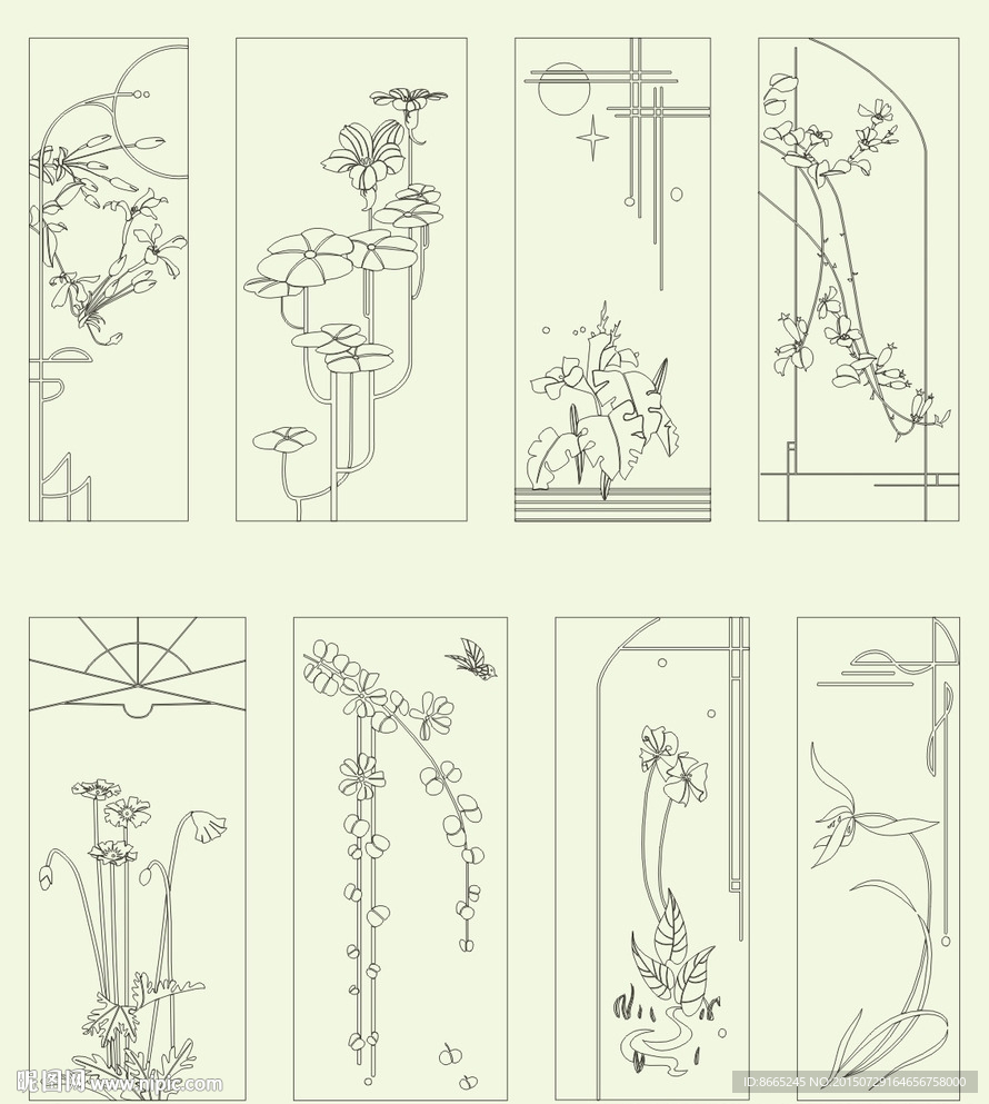 移门花纹