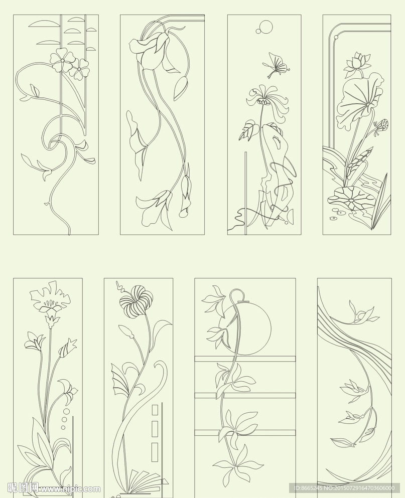 移门花纹