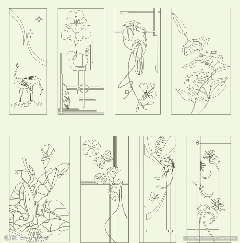移门花纹