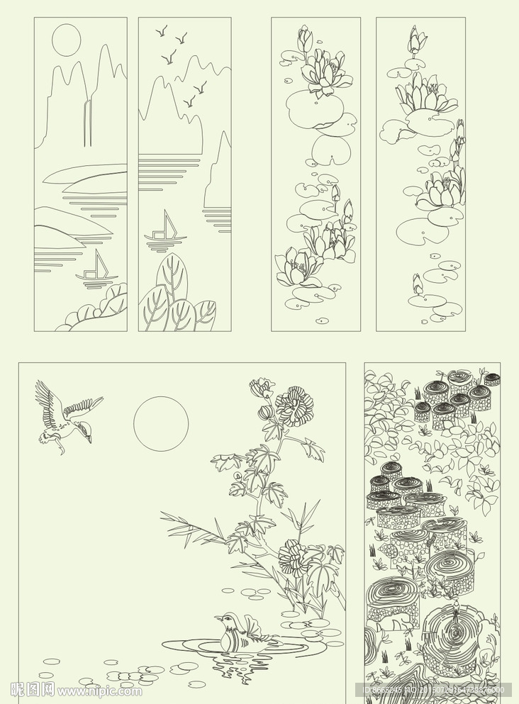 移门花纹