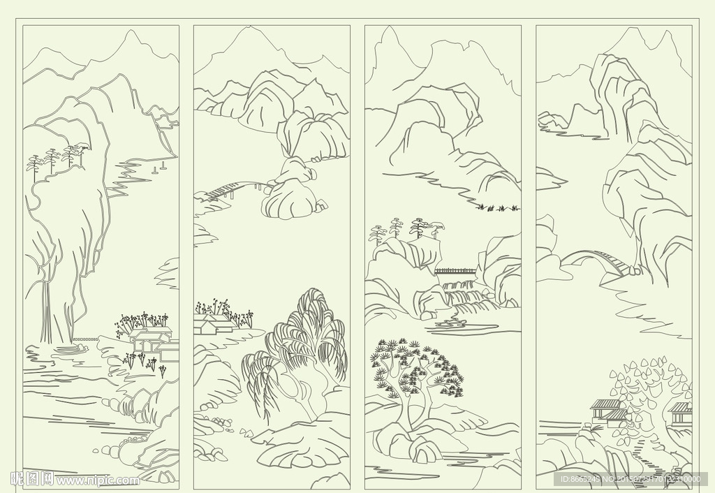 山水装饰画