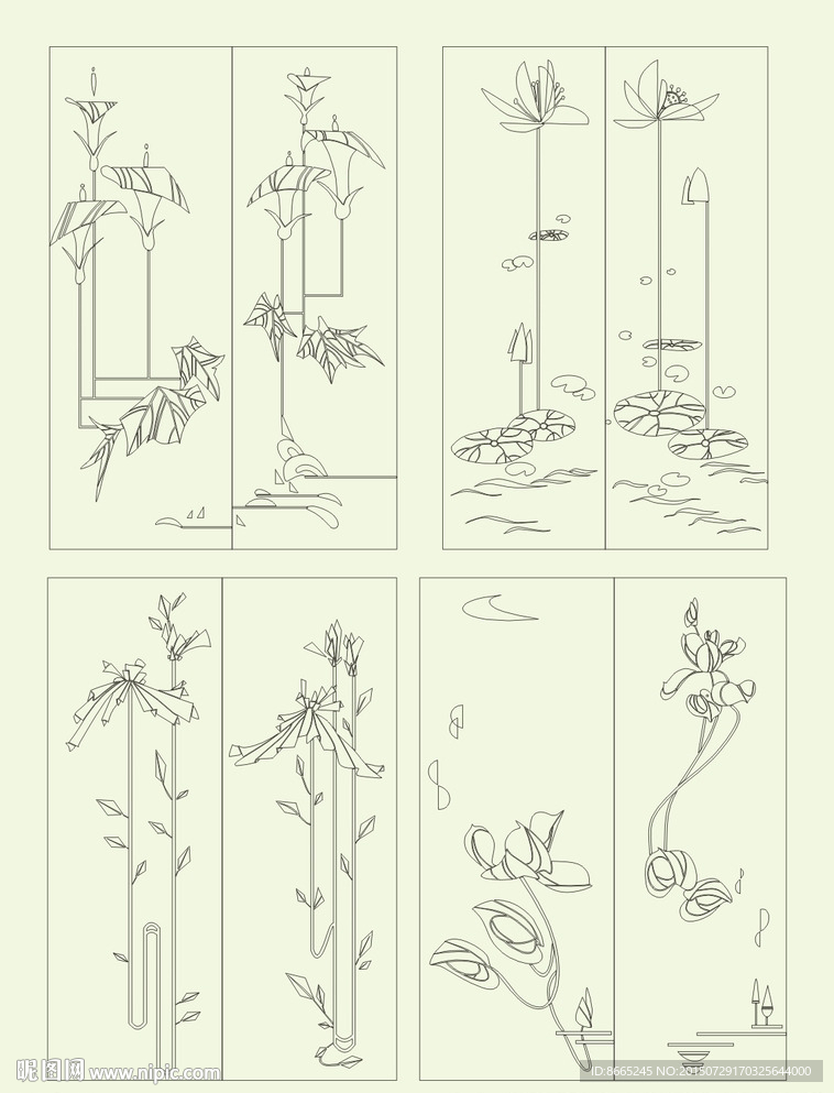 移门花纹
