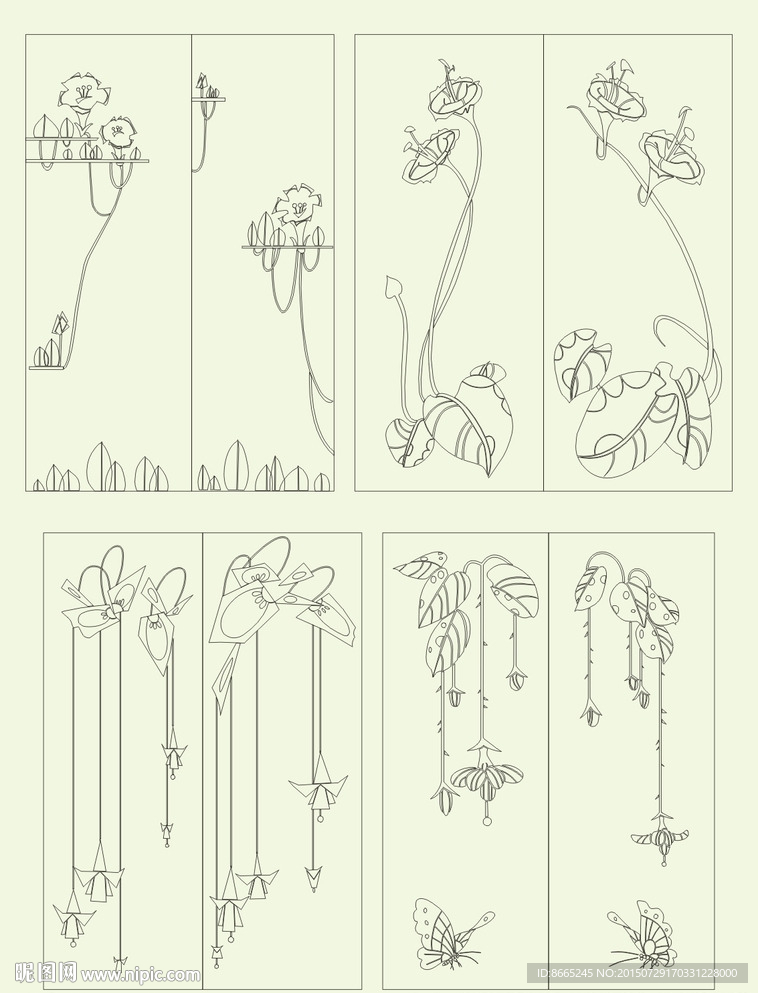 移门花纹