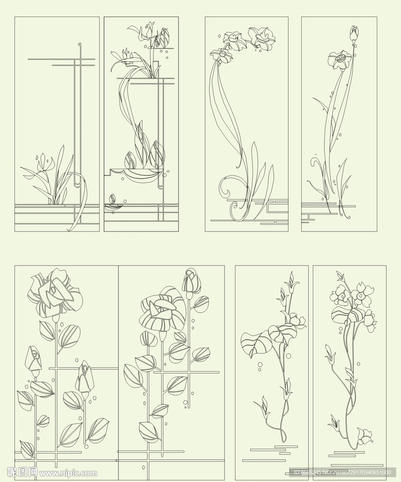 移门花纹