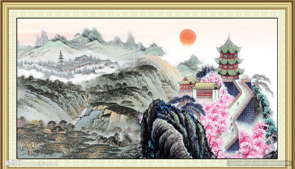 国画山水