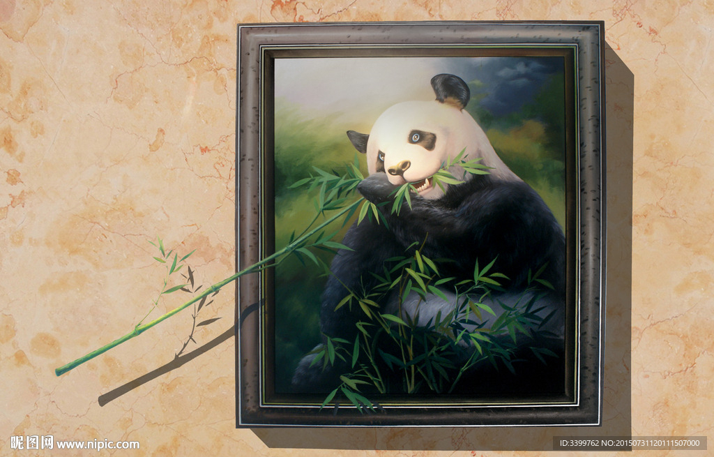 熊猫互动拍照3.D画