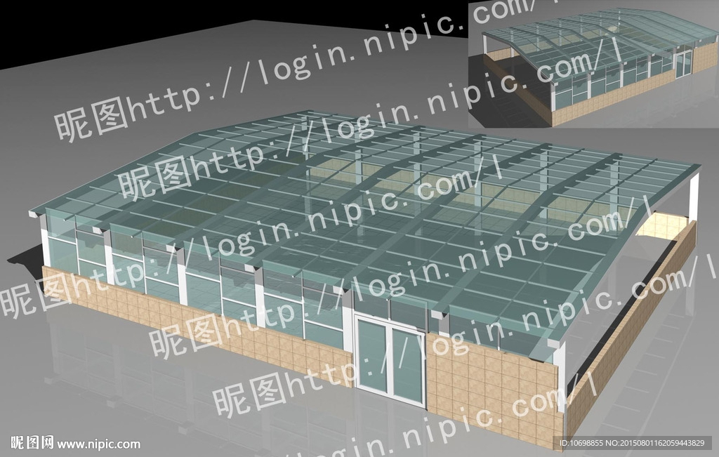 玻璃房效果图