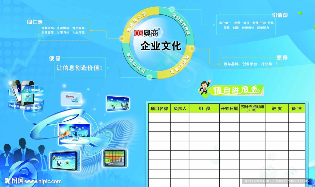 项目进度表