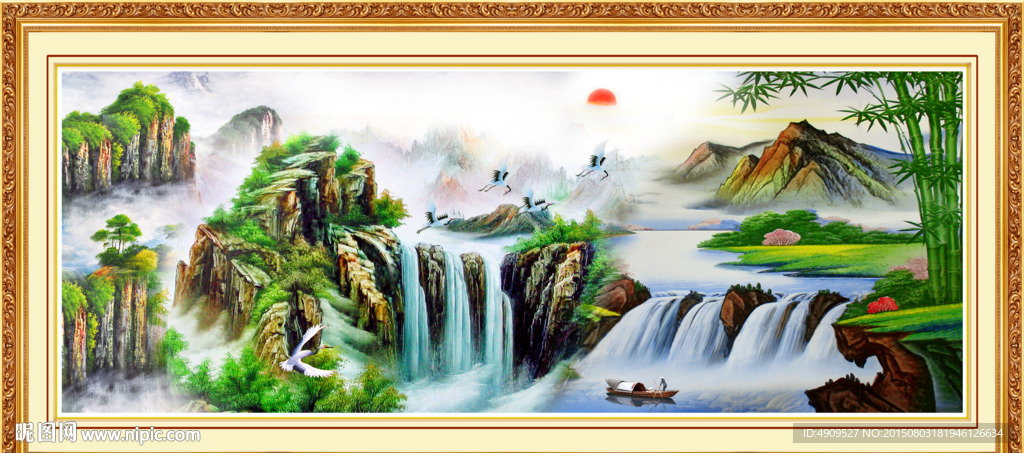 山水国画