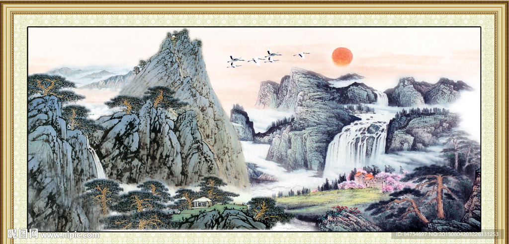 山水国画