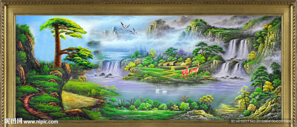 油画风景