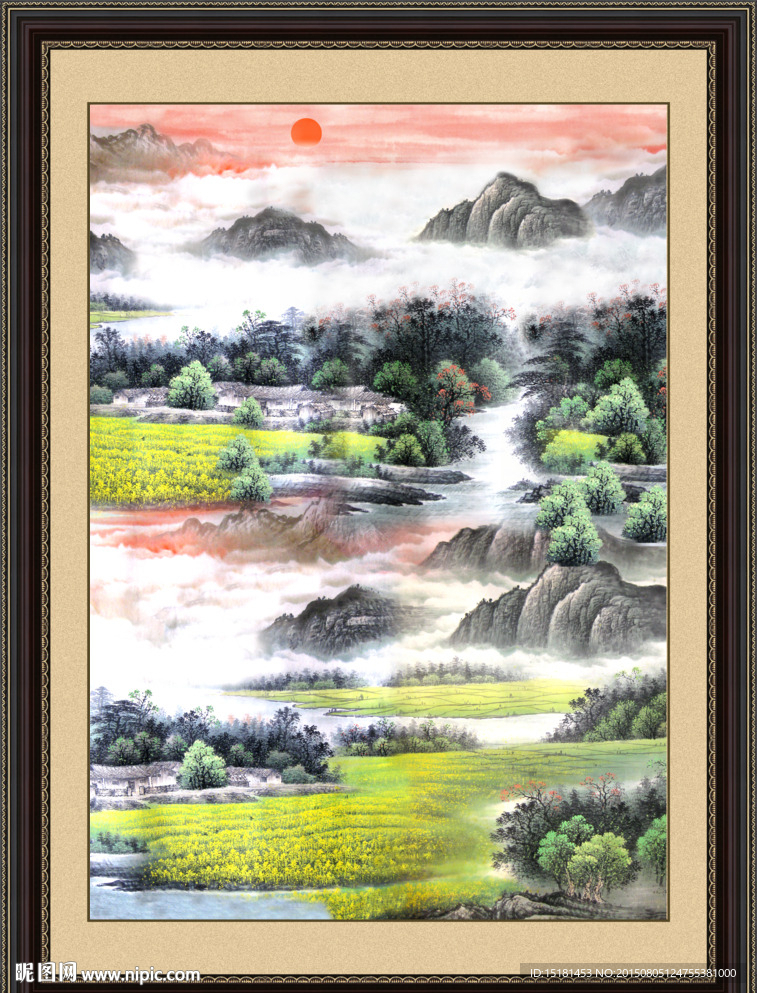 山水国画