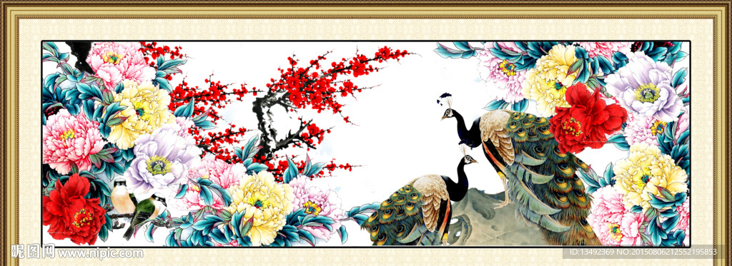 长幅牡丹