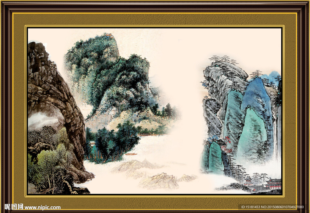 山水国画