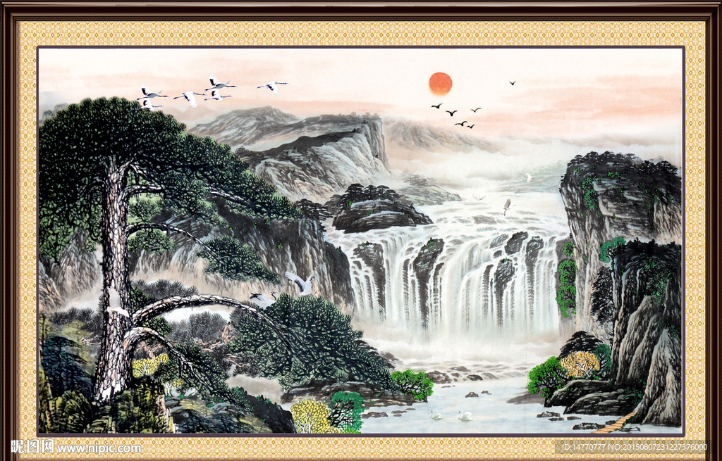 山水国画