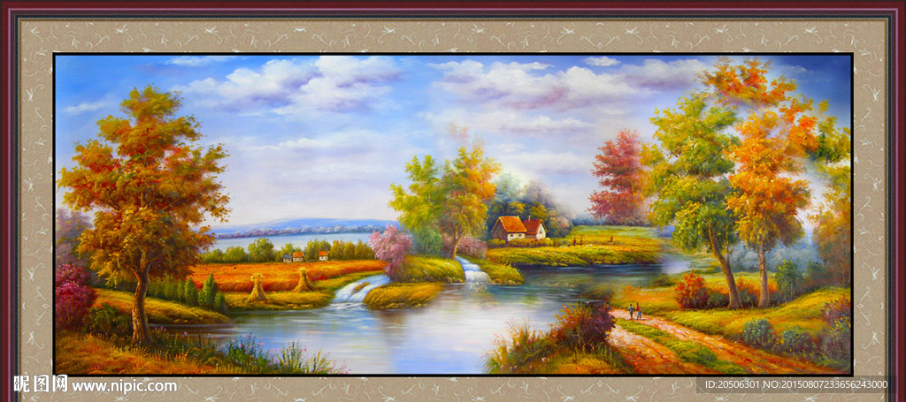乡村油画