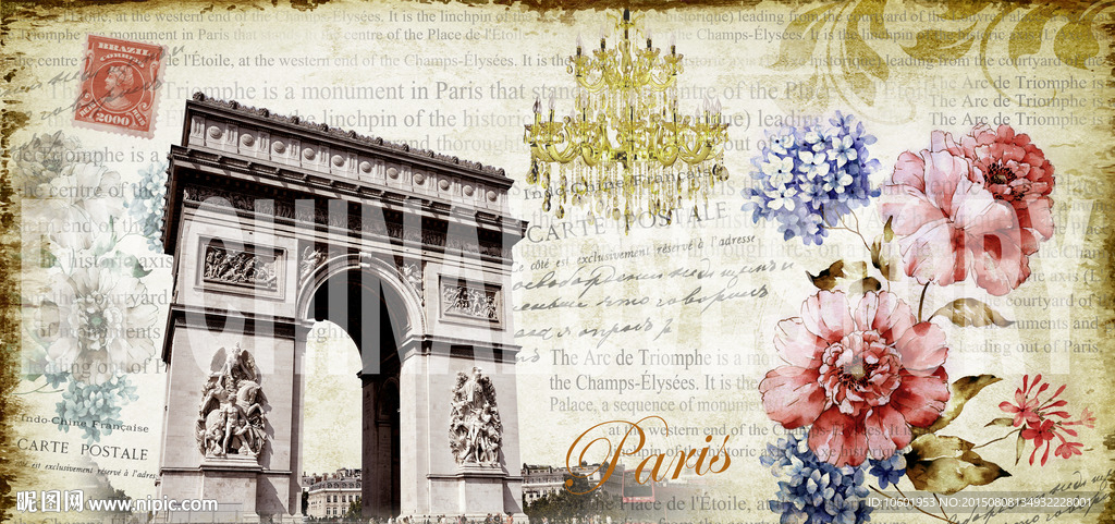 欧美风格装饰画