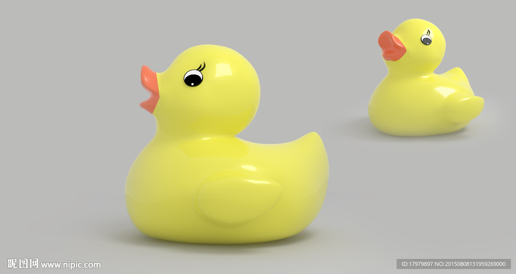 3D黄鸭模型